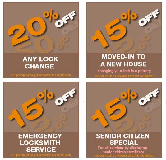 Haralson Estates FL Locksmith Store, Haralson Estates, FL 407-284-1559 - coupon19-set-four